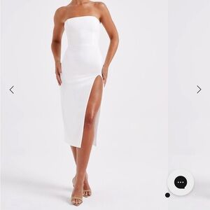 Babyboo Emmaline Midi Dress (White)